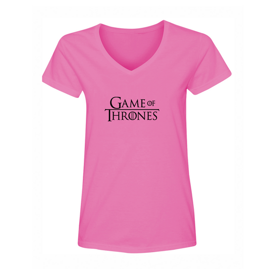 Women's Game of Thrones TV Show V-Neck T-Shirt