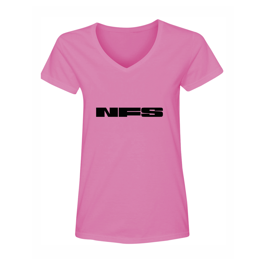 Women's Need For Speed Game V-Neck T-Shirt