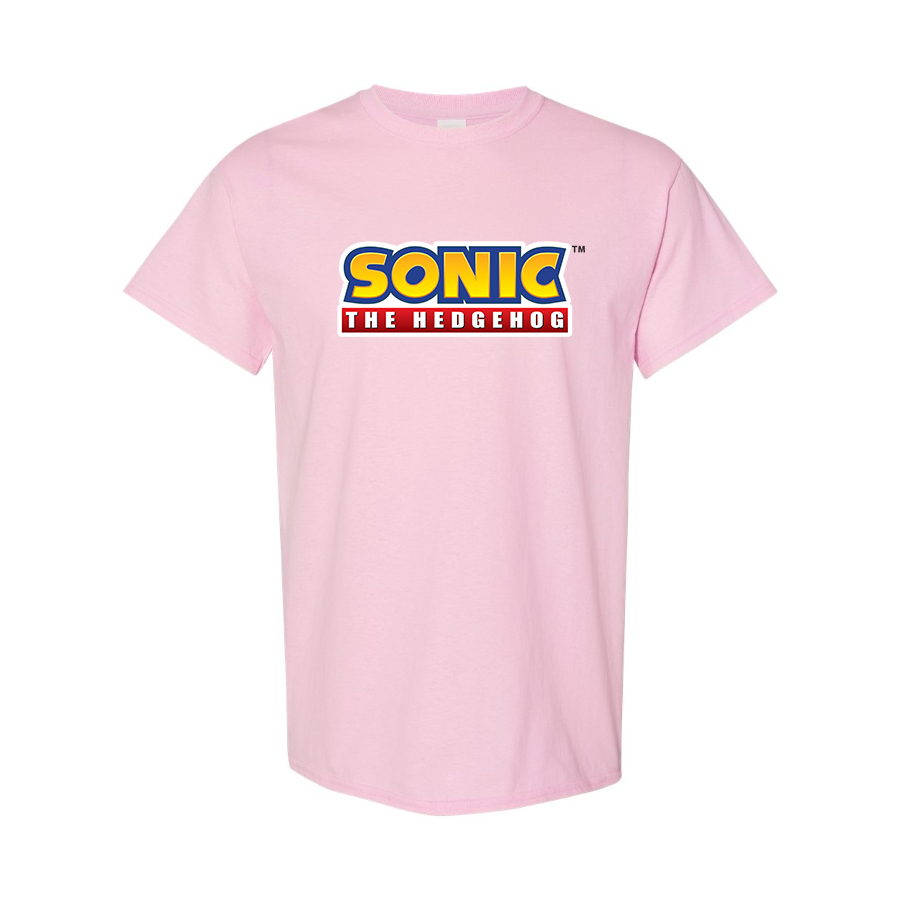 Men's Sonic The Hedgehog Cartoon Cotton T-Shirt