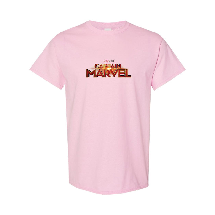 Youth Kids Captain Marvel Superhero  Cotton T-Shirt