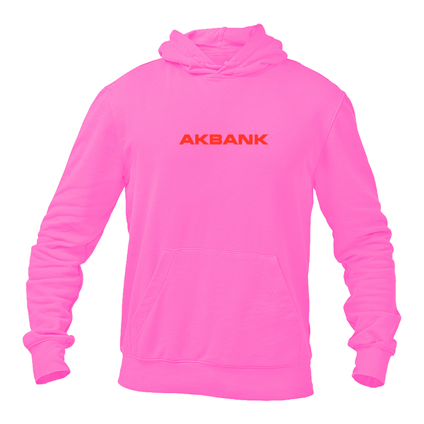 Men's Akbank Logo   Pullover Hoodie