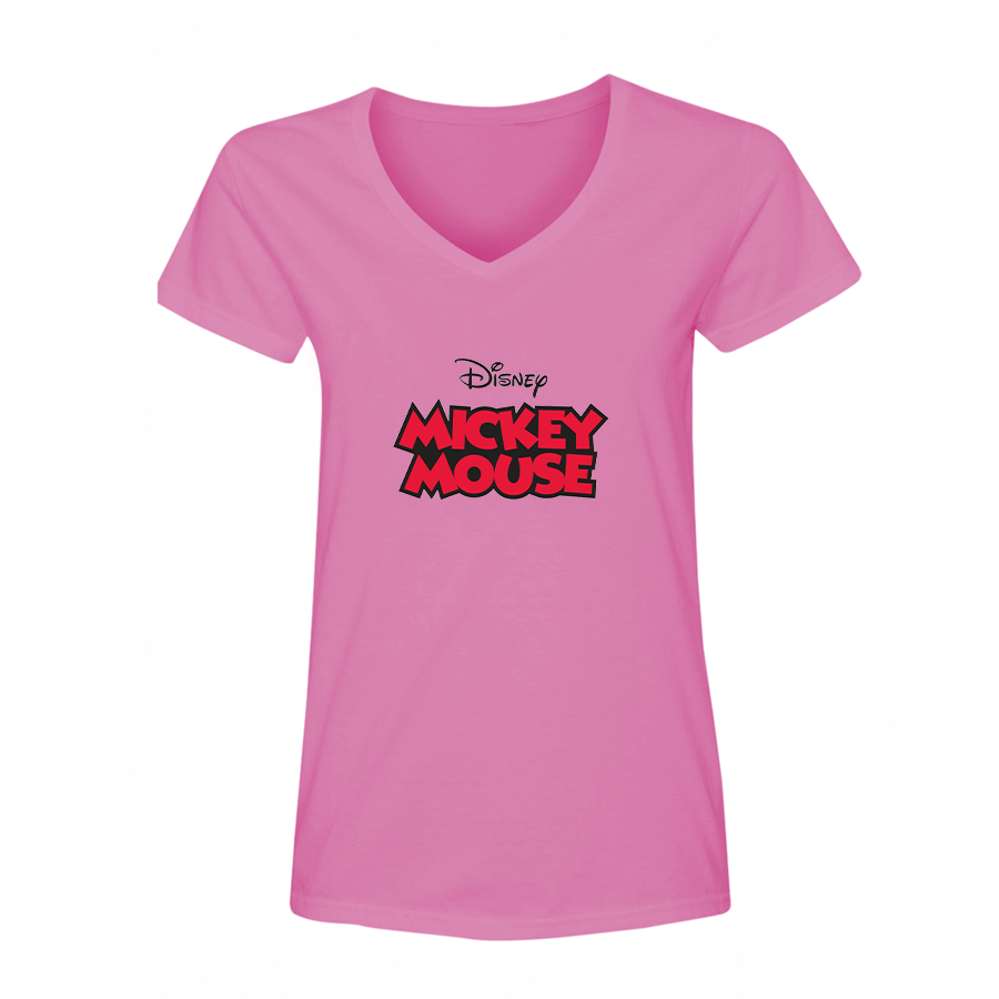 Women's Mickey Mouse Disney V-Neck T-Shirt