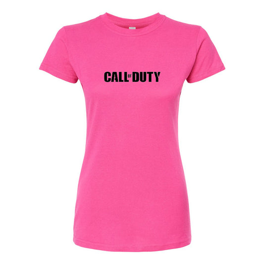 Women's Call of Duty Game Round Neck T-Shirt