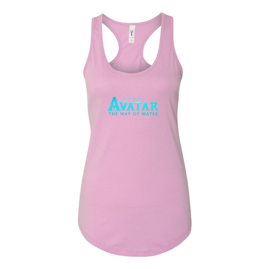 Women's James Cameron Avatar Movie The Way of Water Racerback Tank Top