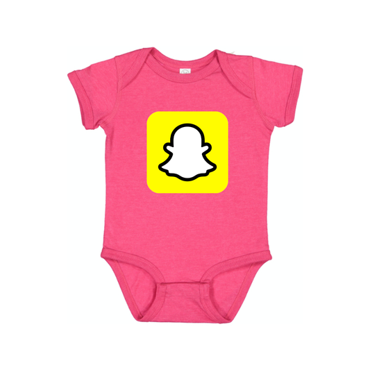 Snapchat Social Baby Romper Onesie