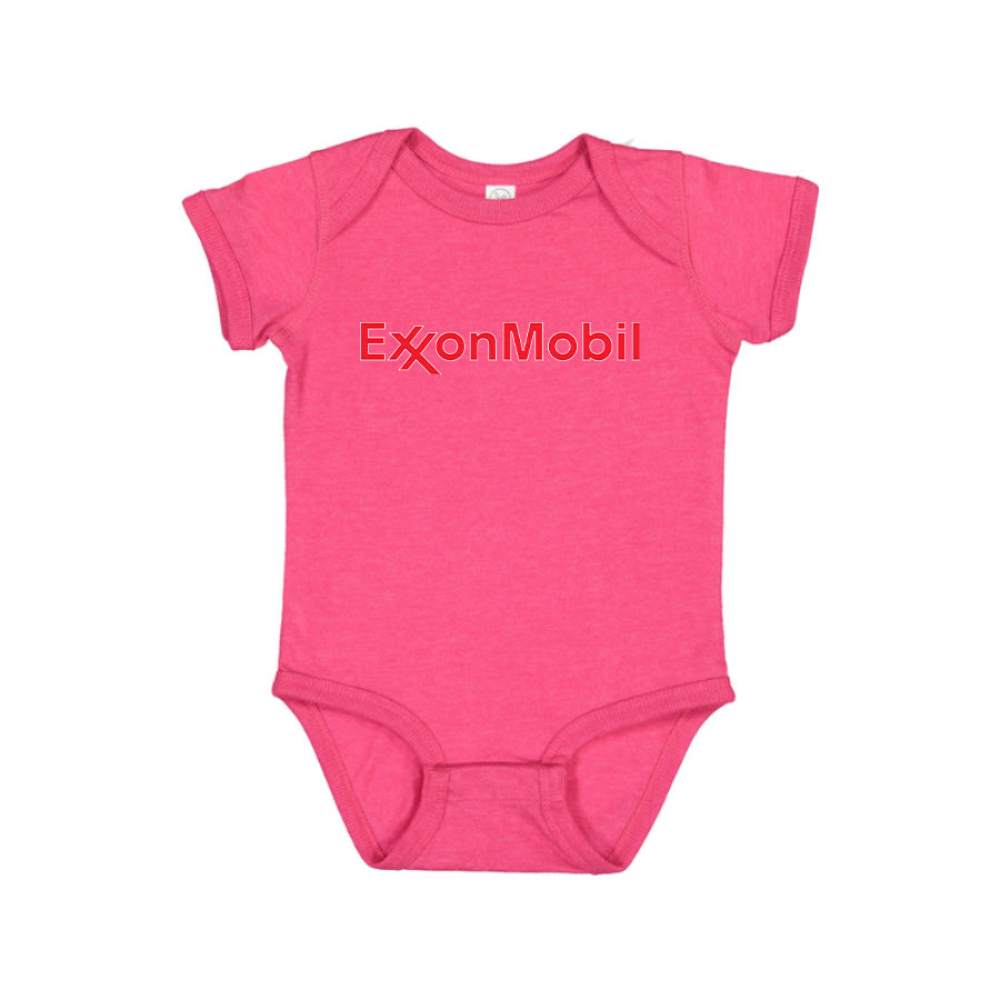Exxon Mobil Gas Station Baby Romper Onesie