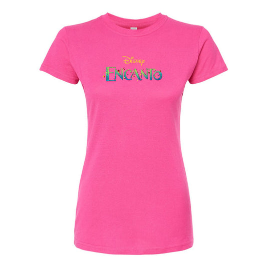 Women's Encanto Disney Cartoon Round Neck T-Shirt