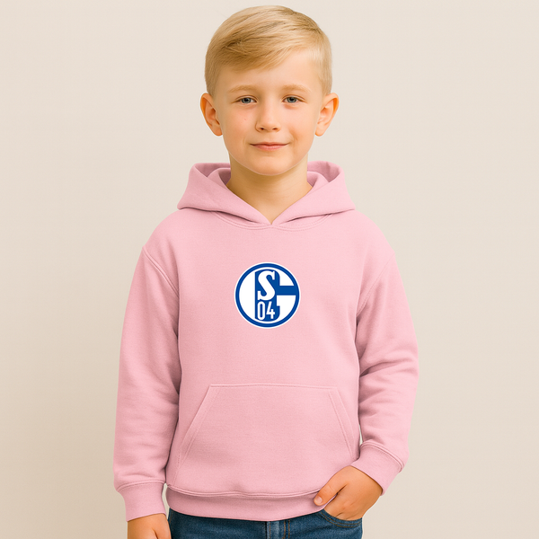 Youth Kids Schalke 04 FC Pullover Hoodie