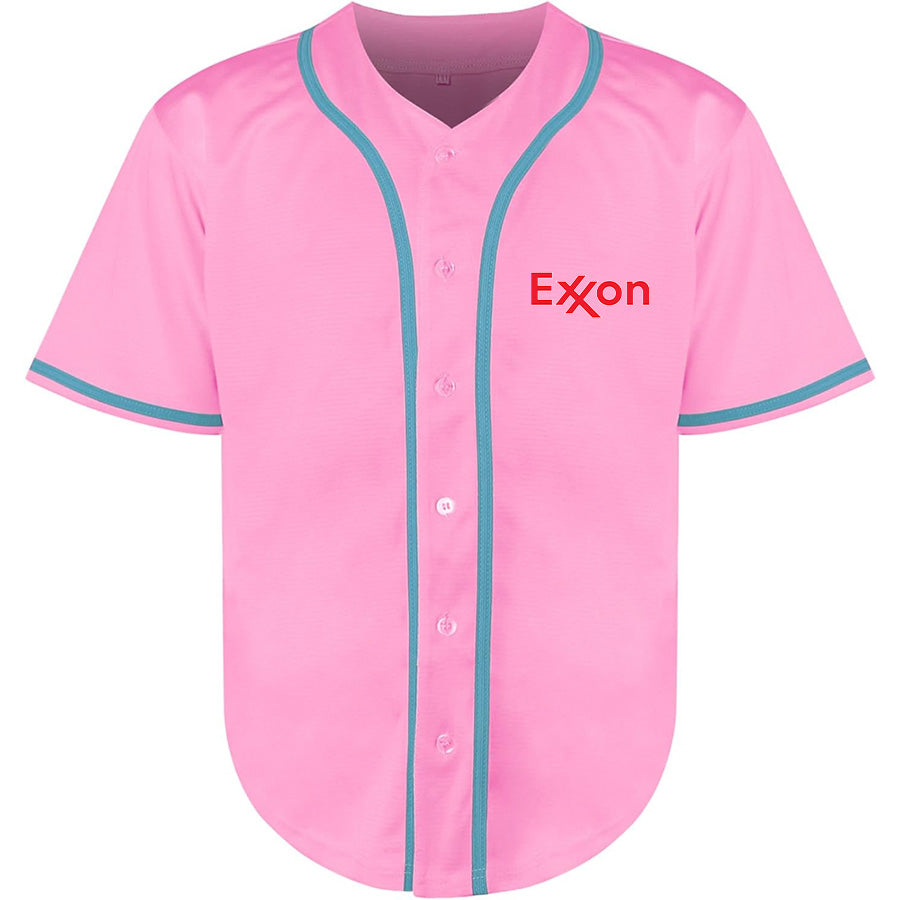 Men's Exxon Gas Station  Baseball Jersey