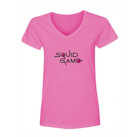 Women's Squid Game Show V-Neck T-Shirt