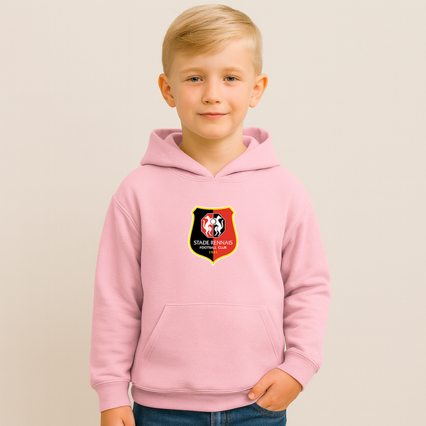 Youth Kids Stade Rennais FC Pullover Hoodie