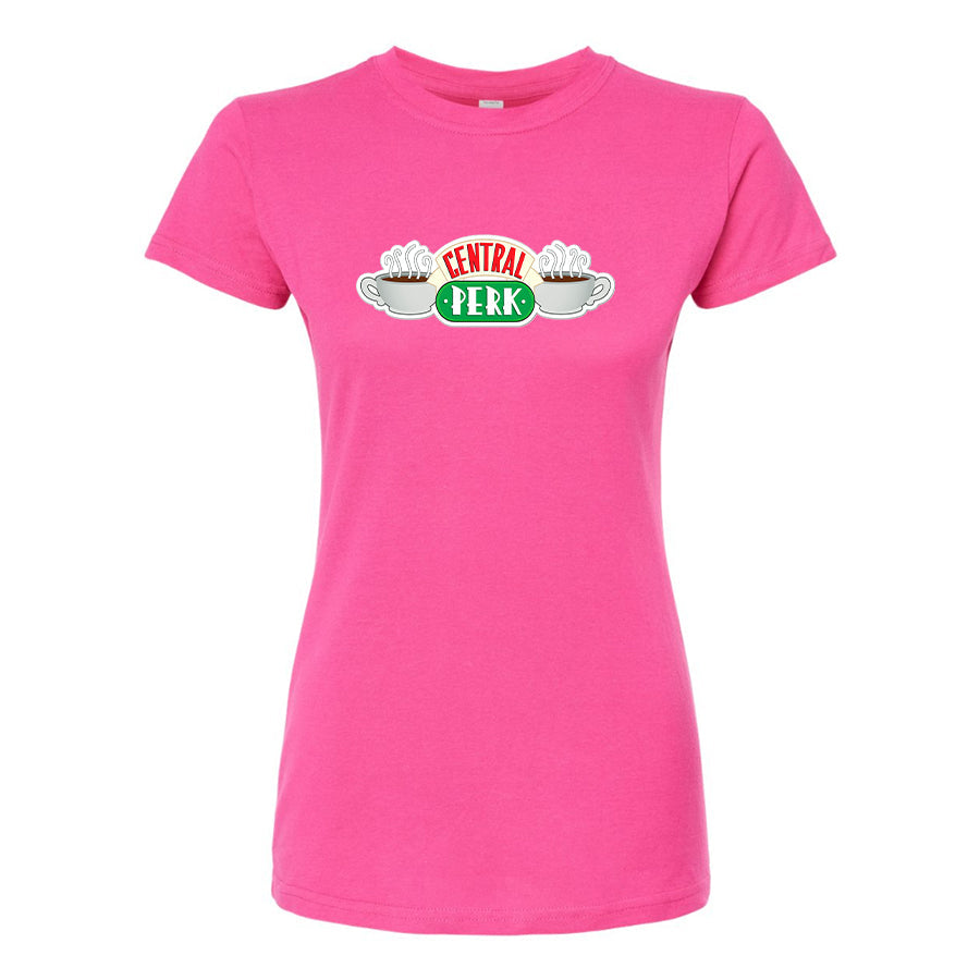 Women's Central Perk Friends Show Round Neck T-Shirt