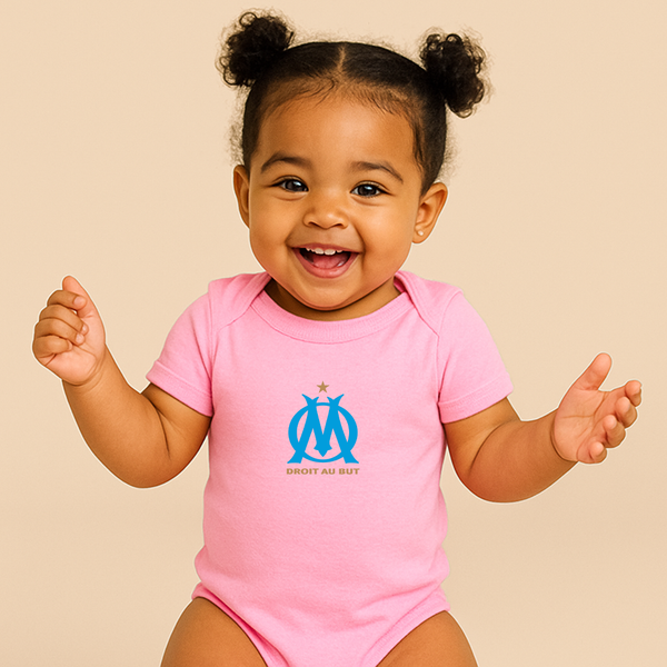 Olympique de Marseille FC Baby Romper Onesie