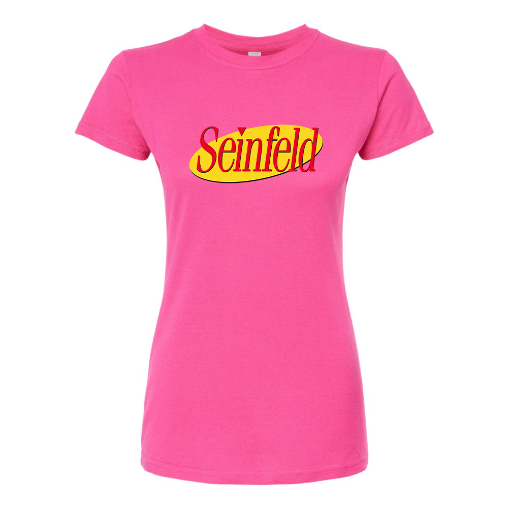 Women's Seinfeld Sitcom Show Round Neck T-Shirt