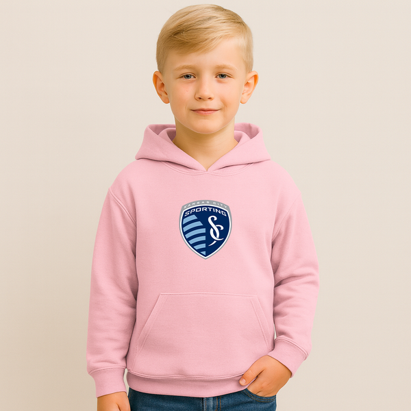 Youth Kids Sporting Kansas City FC Pullover Hoodie