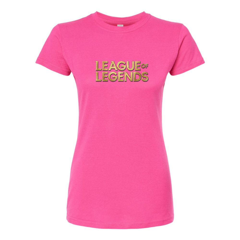 Women's League of Legends Game Round Neck T-Shirt