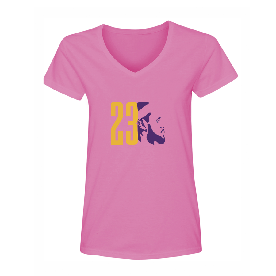 Women's Lebron James 23 V-Neck T-Shirt