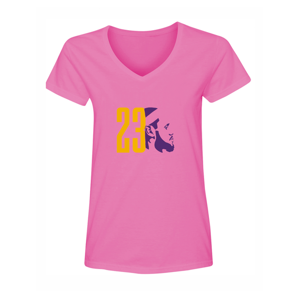 Women's Lebron James 23 V-Neck T-Shirt