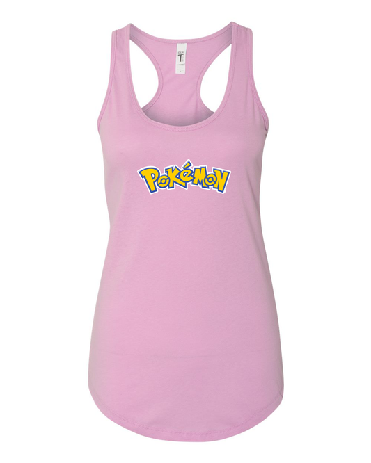 Women's Pokemon Cartoon Racerback Tank Top