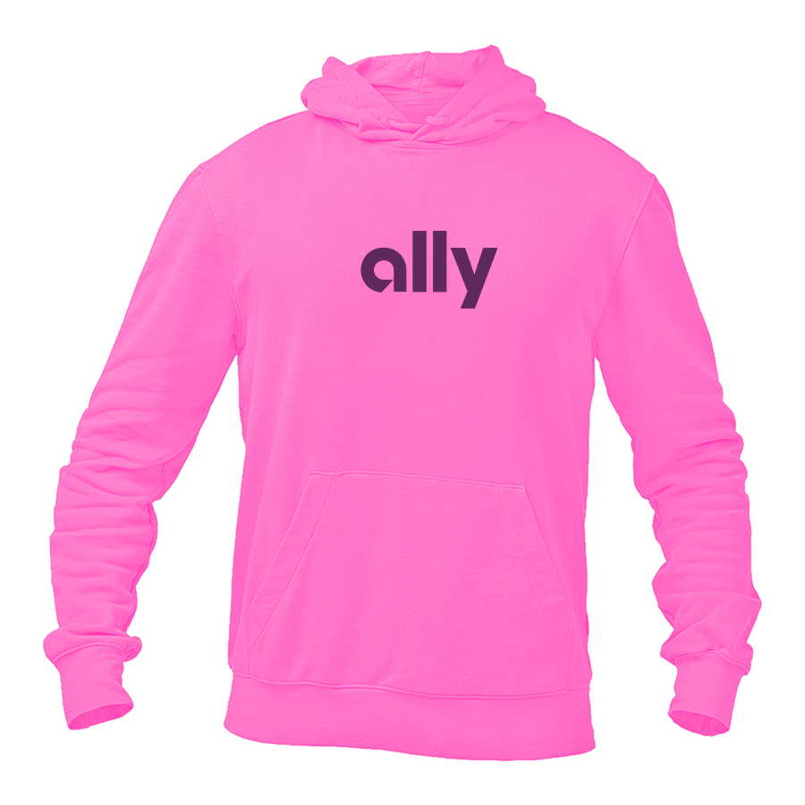 Men's Ally Financial Logo   Pullover Hoodie