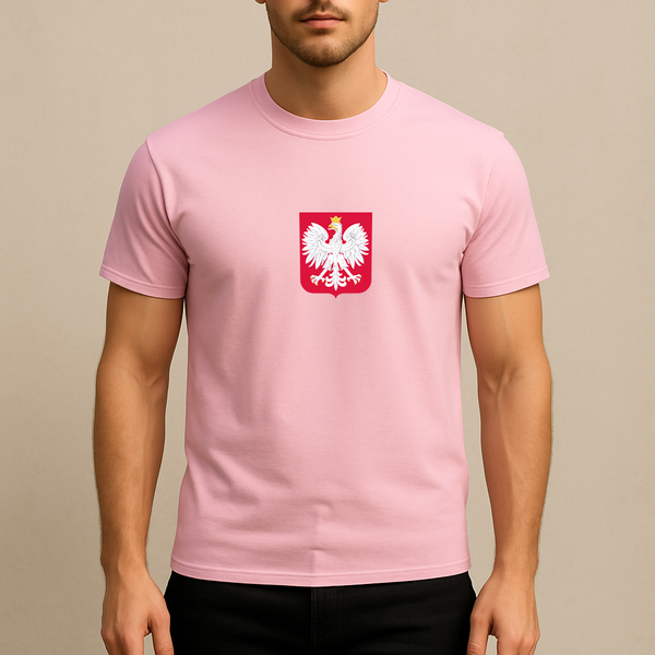 Men's Poland National Soccer Team Cotton T-Shirt