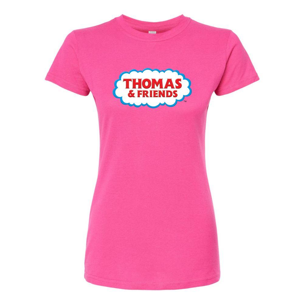 Women's Thomas & Friends Cartoons Round Neck T-Shirt