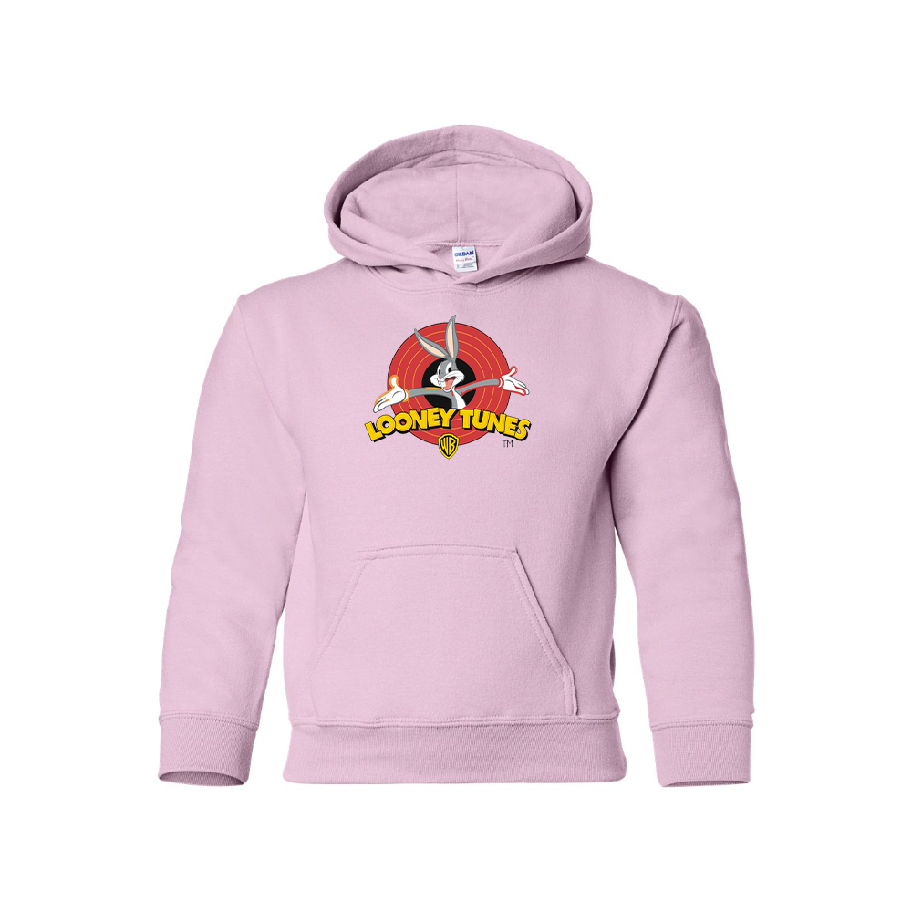 Youth Kids Looney Tunes Warner Brothers Cartoon Pullover Hoodie