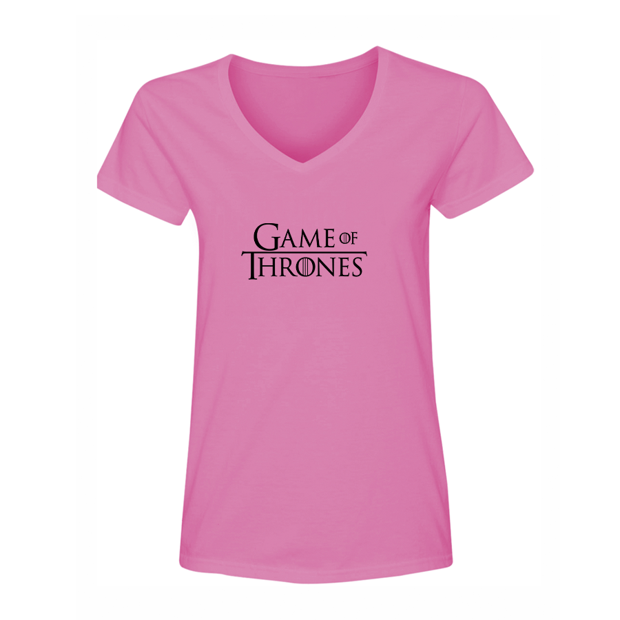 Women's Game of Thrones TV Show V-Neck T-Shirt