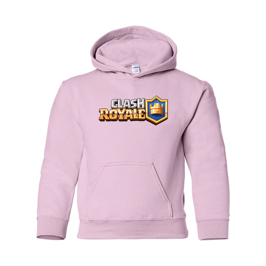 Youth Kids Clash Royale Game Pullover Hoodie