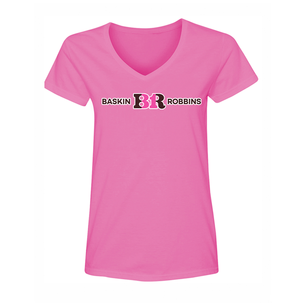 Women's Baskin-Rоbbins V-Neck T-Shirt