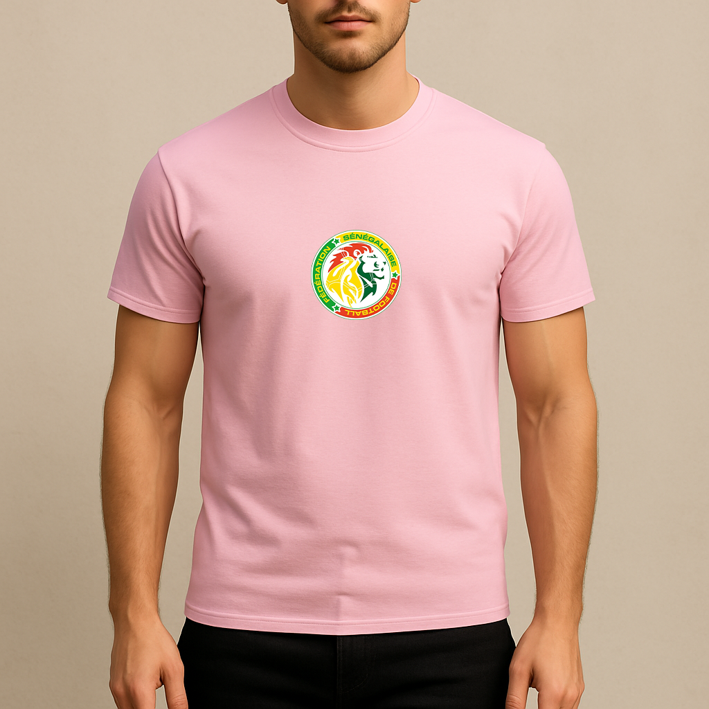Men's Senegal National Soccer Team Cotton T-Shirt
