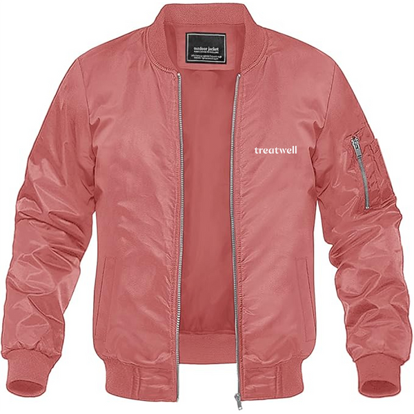 Men's  Treatwell  Lightweight Bomber Jacket Windbreaker Softshell Varsity Jacket Coat