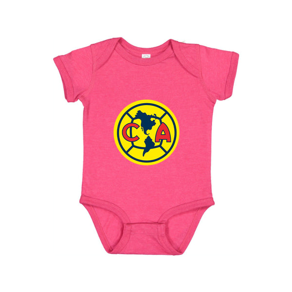 Club America Football Baby Romper Onesie