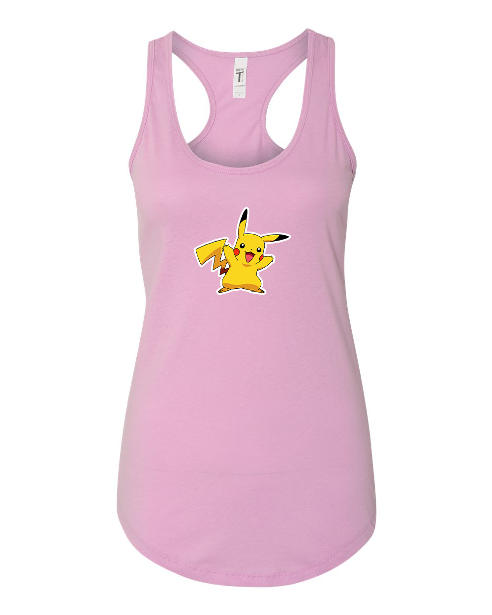 Women's Pikachu Cartoon Racerback Tank Top