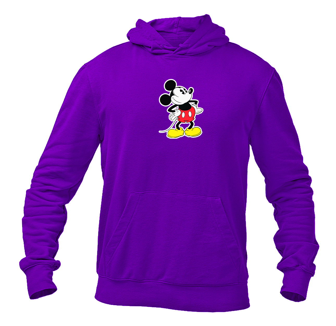 Men's Mickey Mouse Cartoon Pullover Hoodie