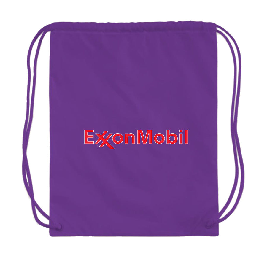 Exxon Mobil Gas  Station Drawstring Bag