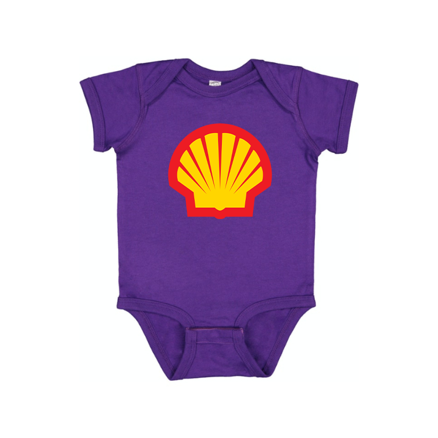 Shell Gas Station Baby Romper Onesie