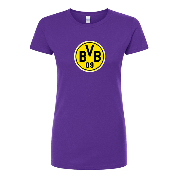 Women's Borussia Dortmund BVB FC Round Neck T-Shirt