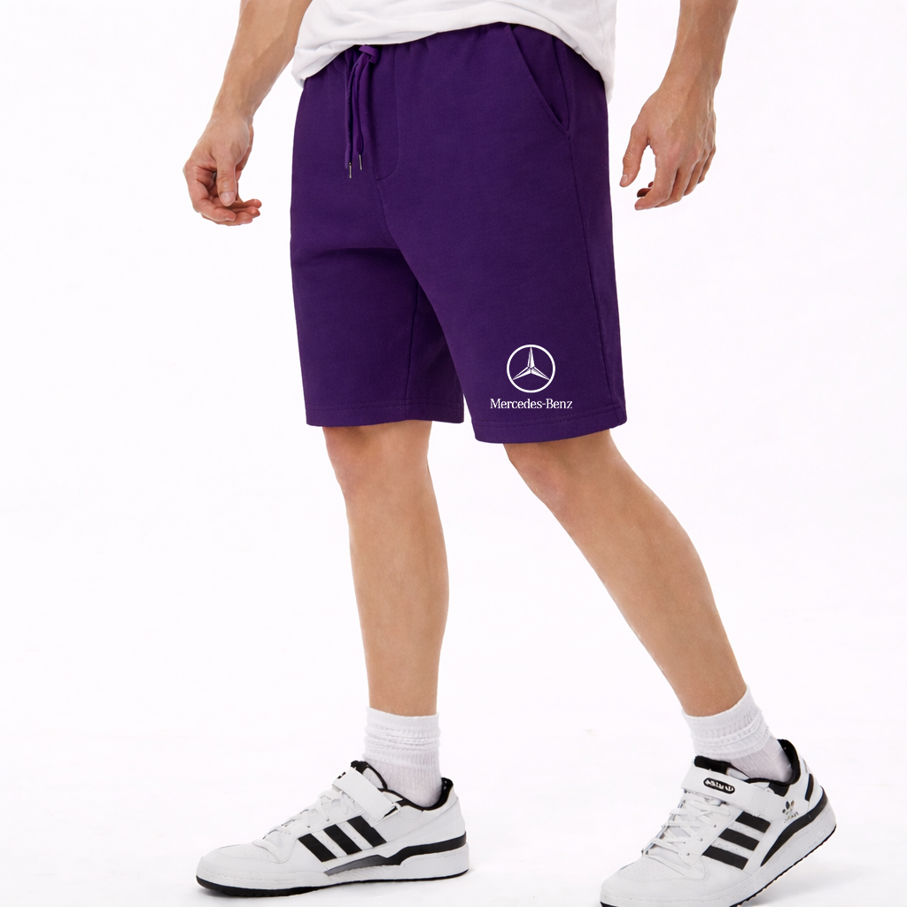 Men's Mercedes-Benz Luxury Car Athletic Fleece Shorts