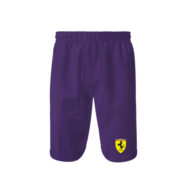 Men’s Ferrari Motorsport Car Athletic Fleece Shorts