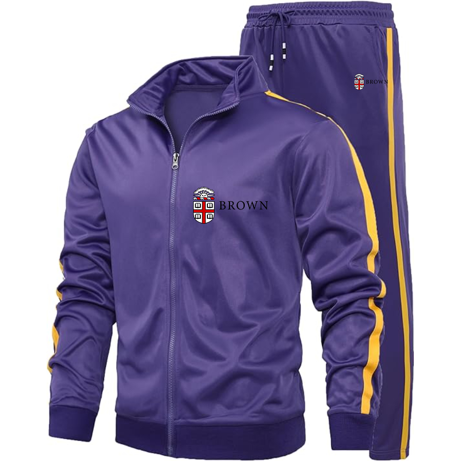 Men's Brown University Dri-Fit TrackSuit