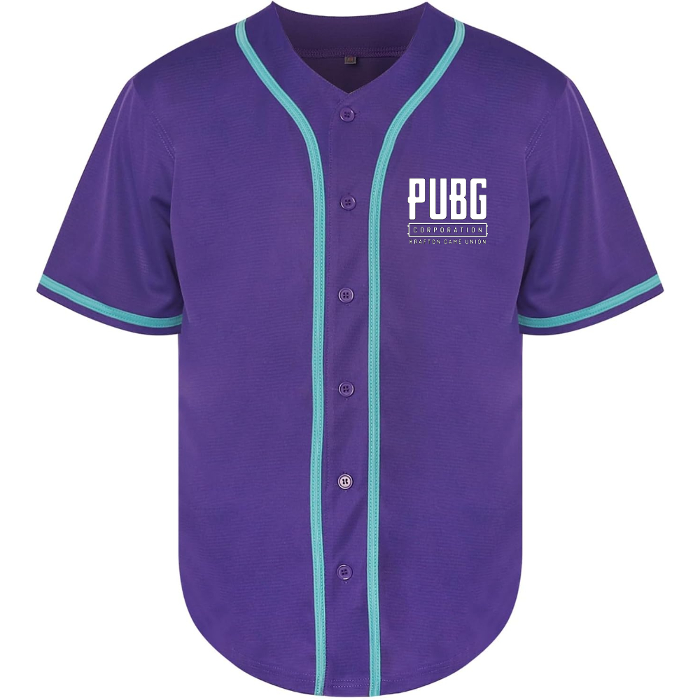 Men's PUBG Multiplayer Shooting Game Baseball Jersey