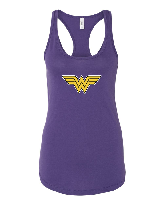 Women's Wonder Woman Superhero Racerback Tank Top