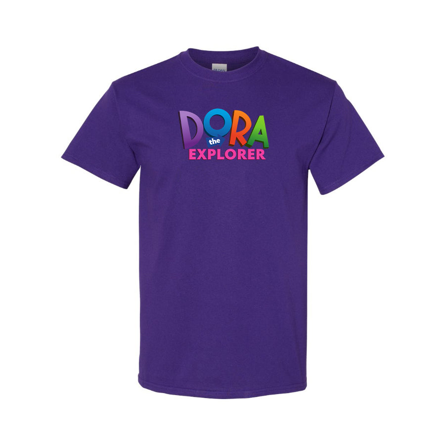 Youth Kids Dora The Explorer Cartoon Cotton T-Shirt