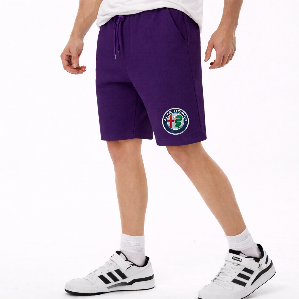 Men's Alfa Romeo Car Athletic Fleece Shorts