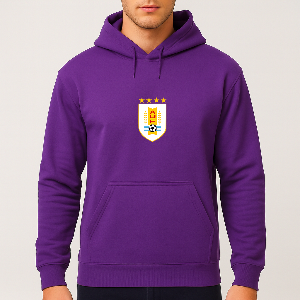 Men's Uruguay National Soccer Team Pullover Hoodie