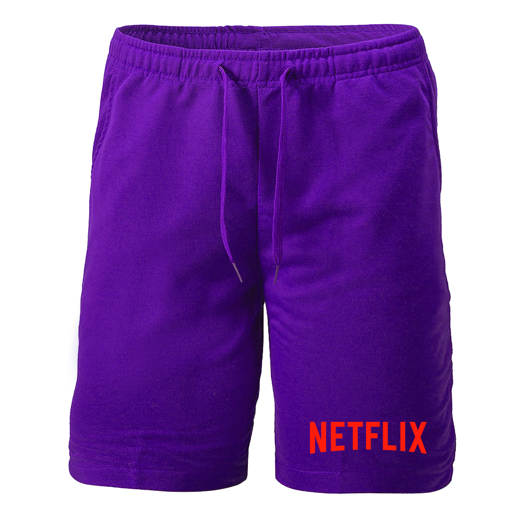 Men's Netflix Movie Show Athletic Fleece Shorts