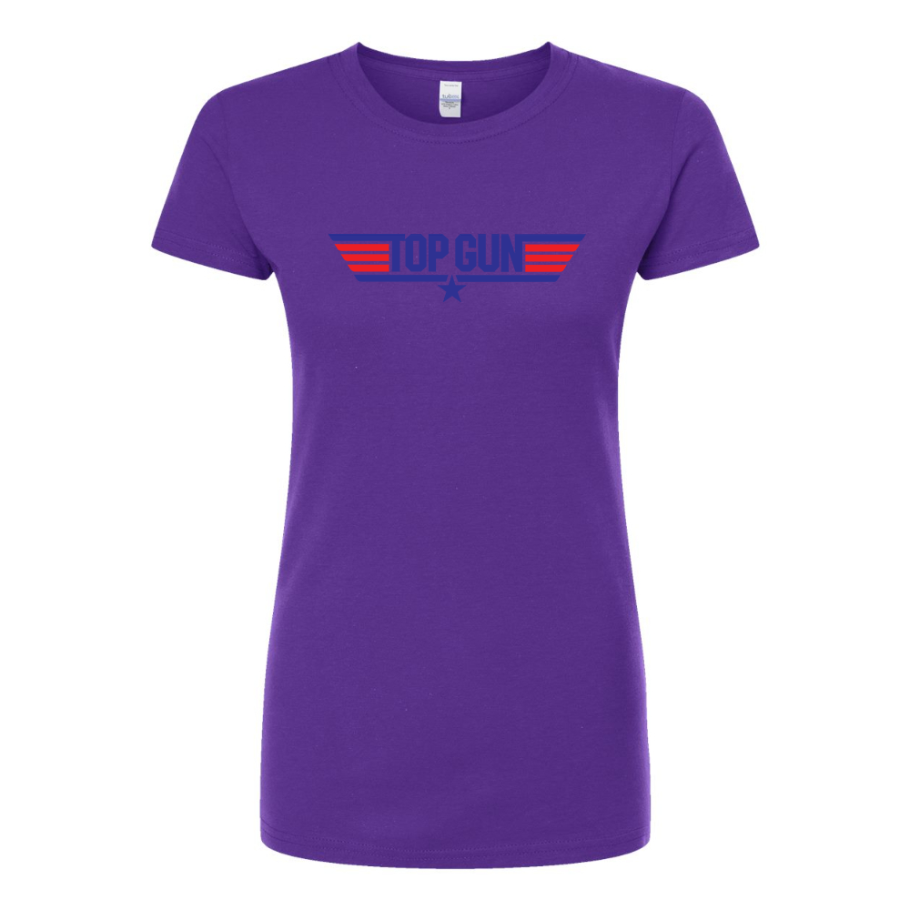 Women's Top Gun Classic Movie Round Neck T-Shirt