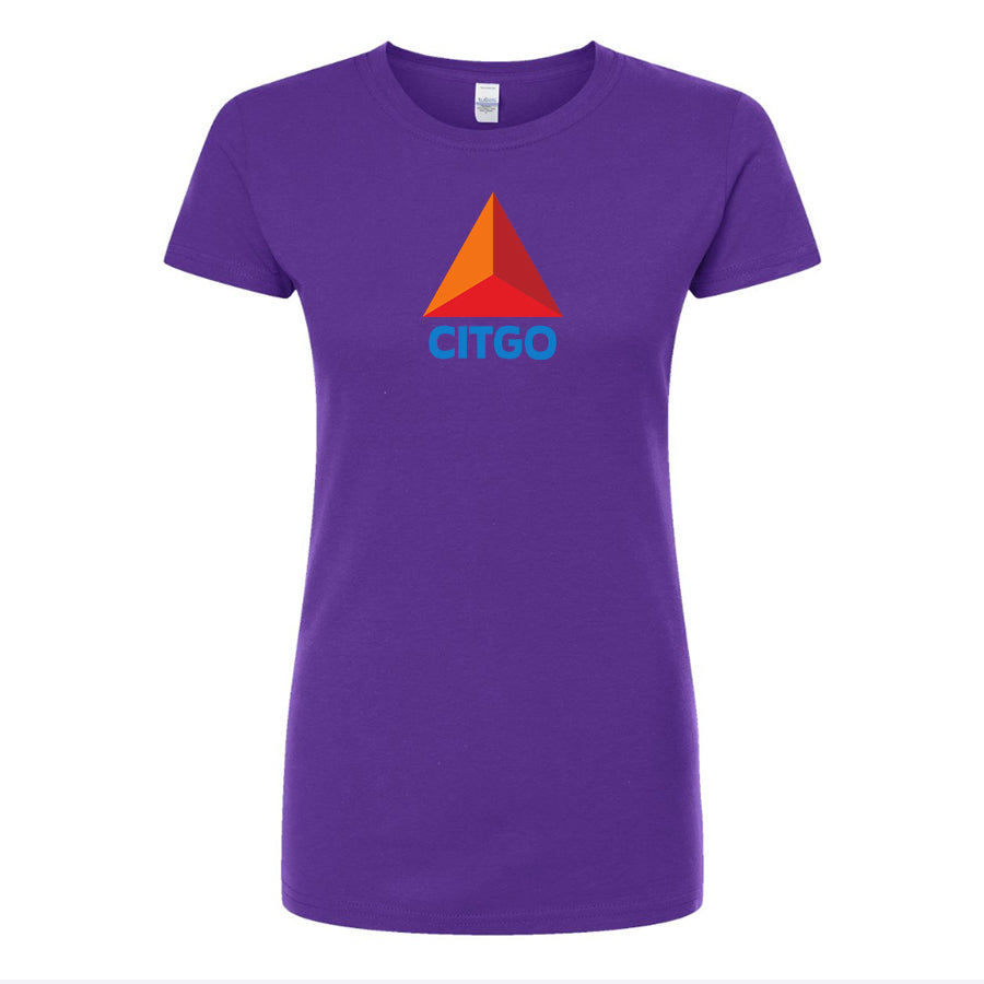 Women's Citgo Gas Station Round Neck T-Shirt