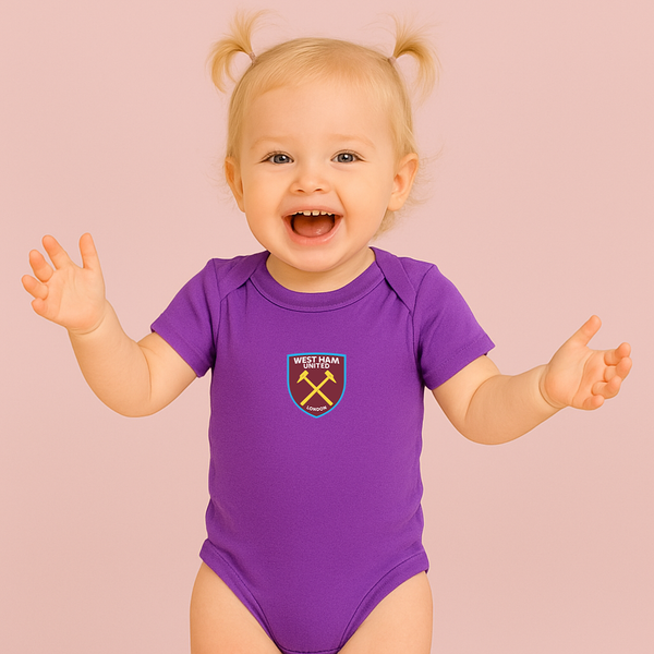 West Ham United FC Baby Romper Onesie